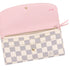 Louis Vuitton Emilie Envelope Wallet Damier Azur Canvas